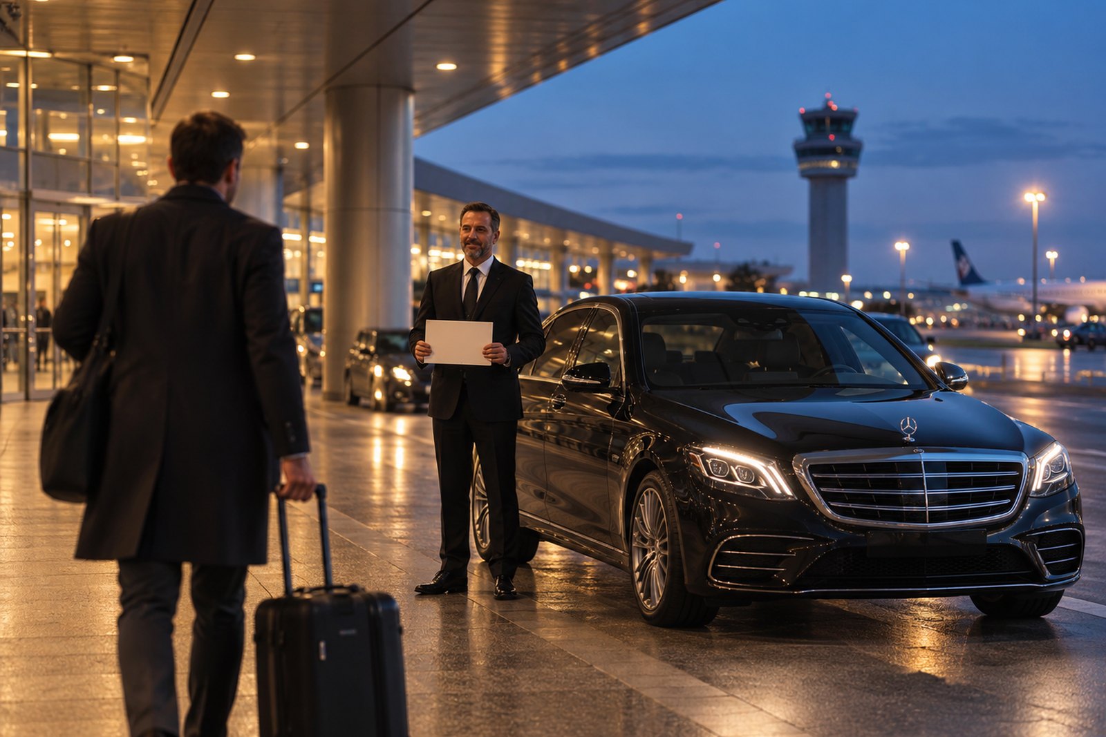 Linate 터미널로의 이동과 도착