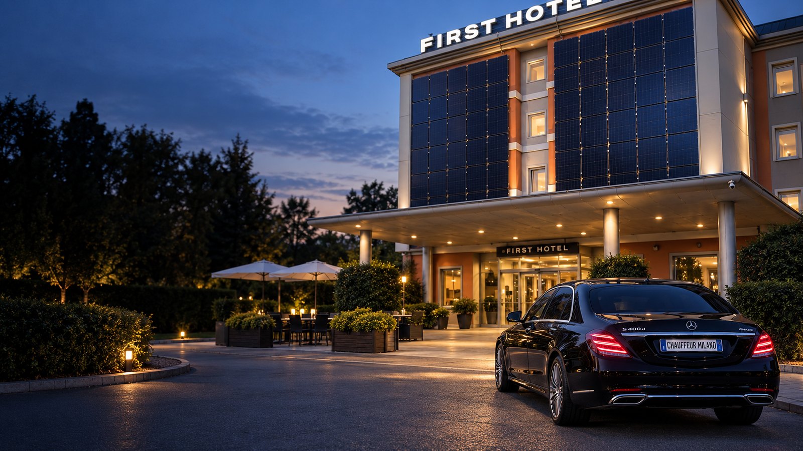 نقل خاص من First Hotel Malpensa Airport إلى Linate