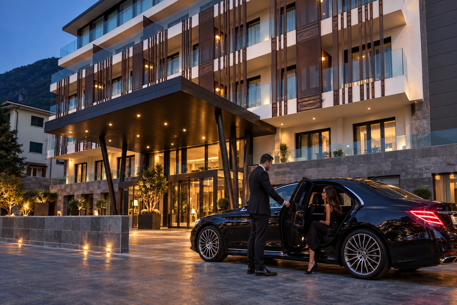 A recolha no hotel: da porta ao carro