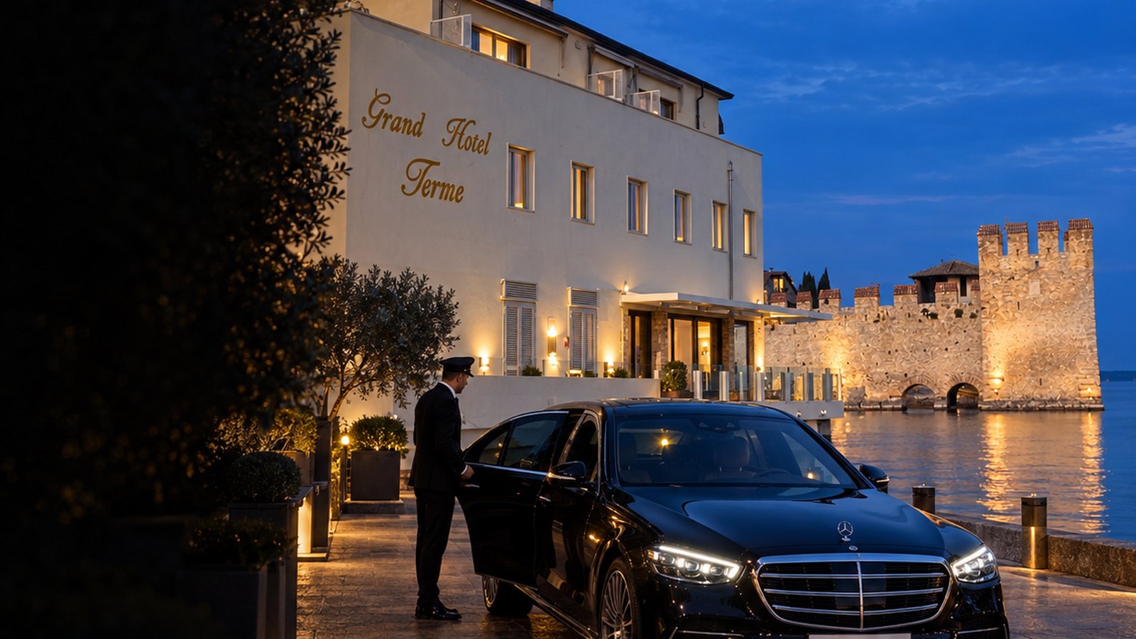Privattransfer von Bergamo Orio al Serio zum Grand Hotel Terme Sirmione