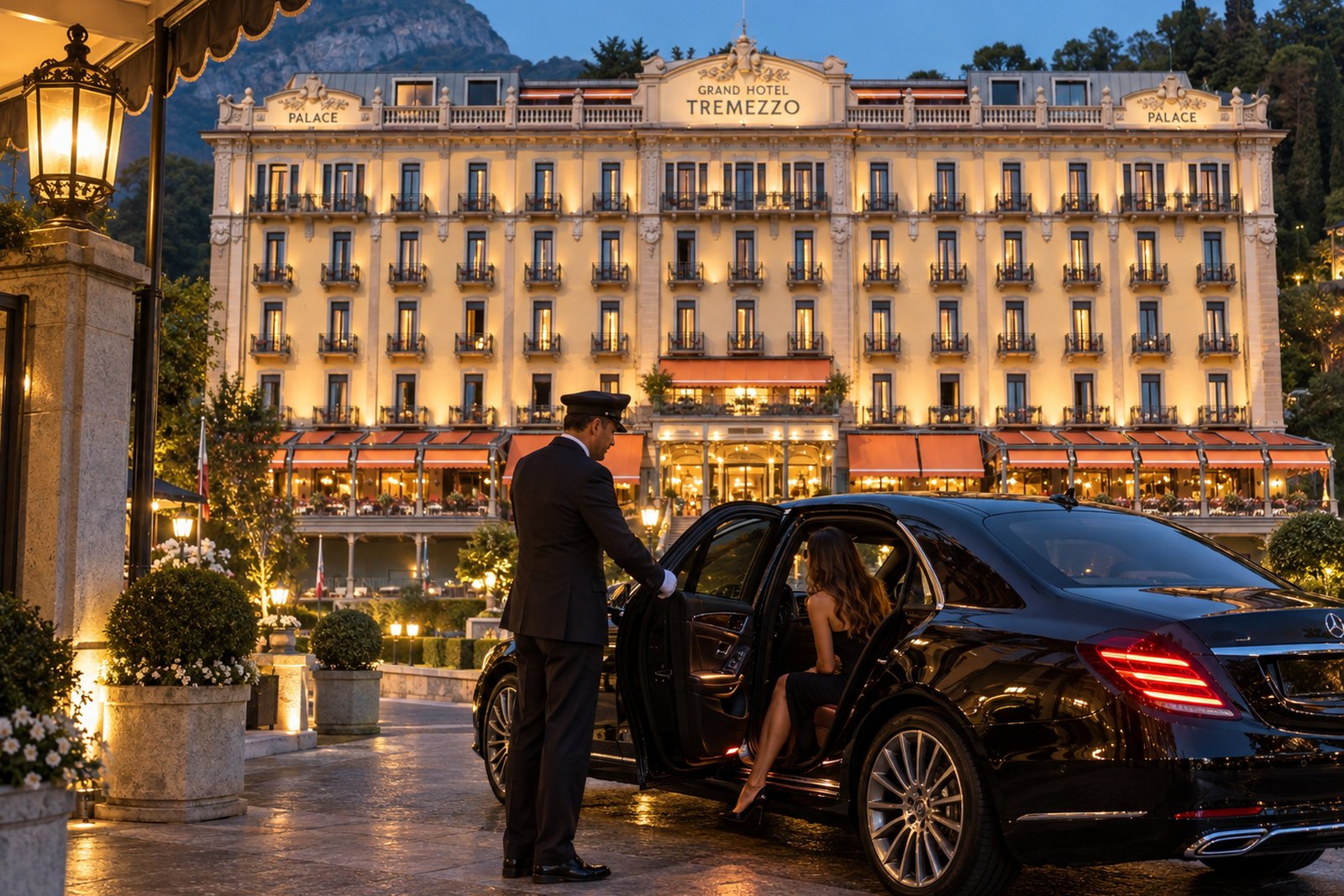 La recogida en el hotel: de la puerta al coche