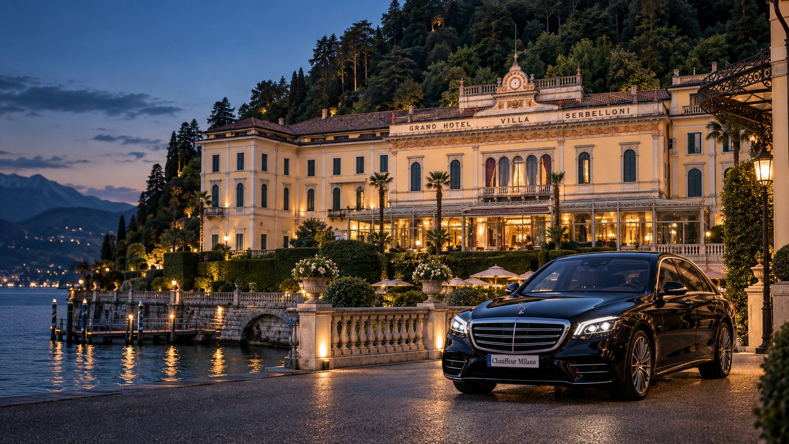 Private transfer from Grand Hotel Villa Serbelloni to Linate