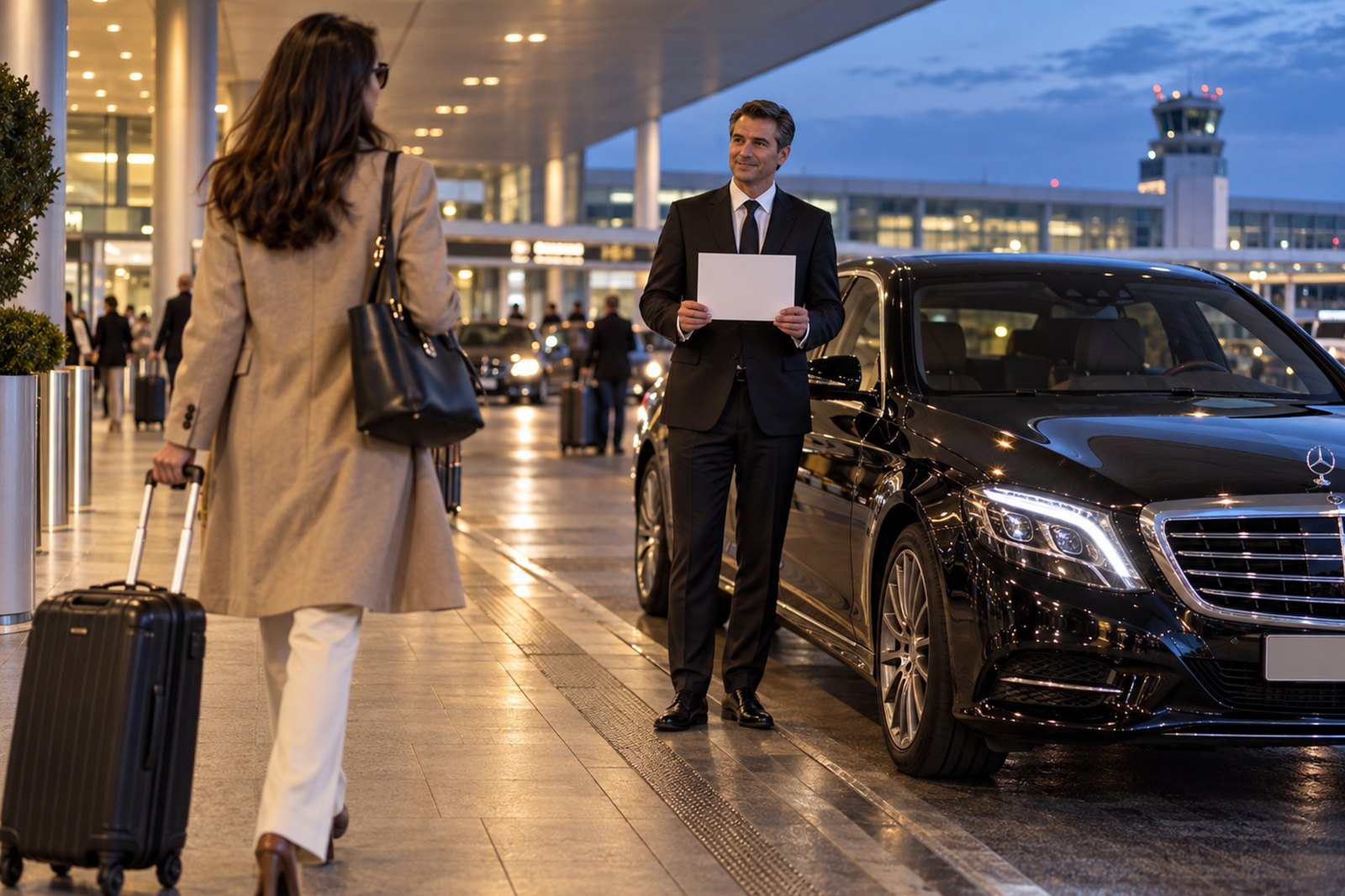 الرحلة والوصول إلى صالة Malpensa