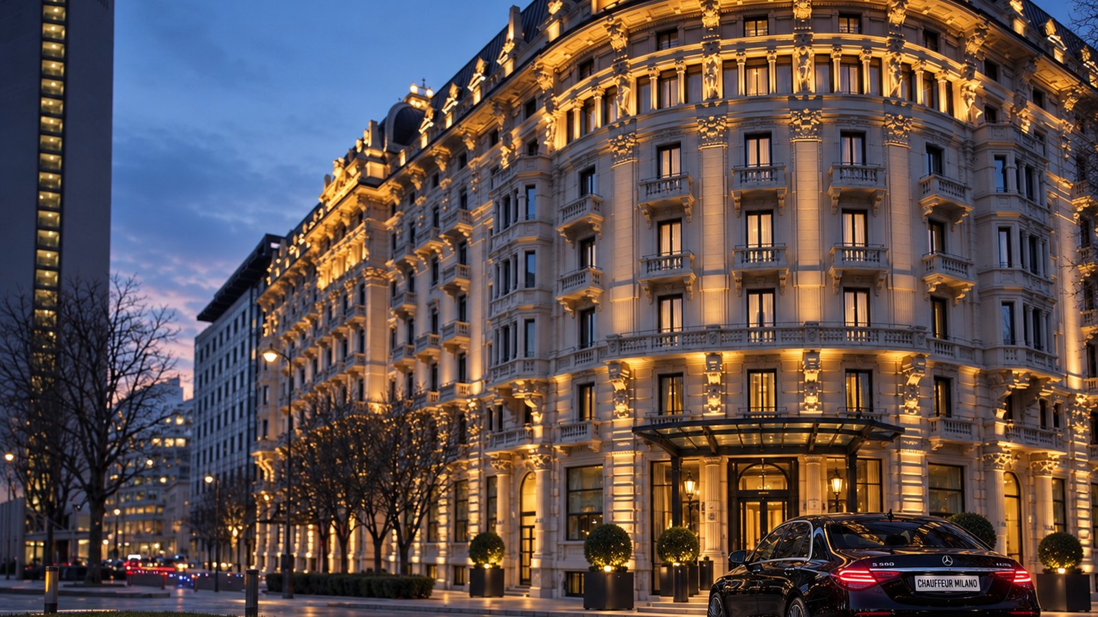 Hotel The Glamore Milano DuomoからBergamo Orio al Serioへのプライベート送迎