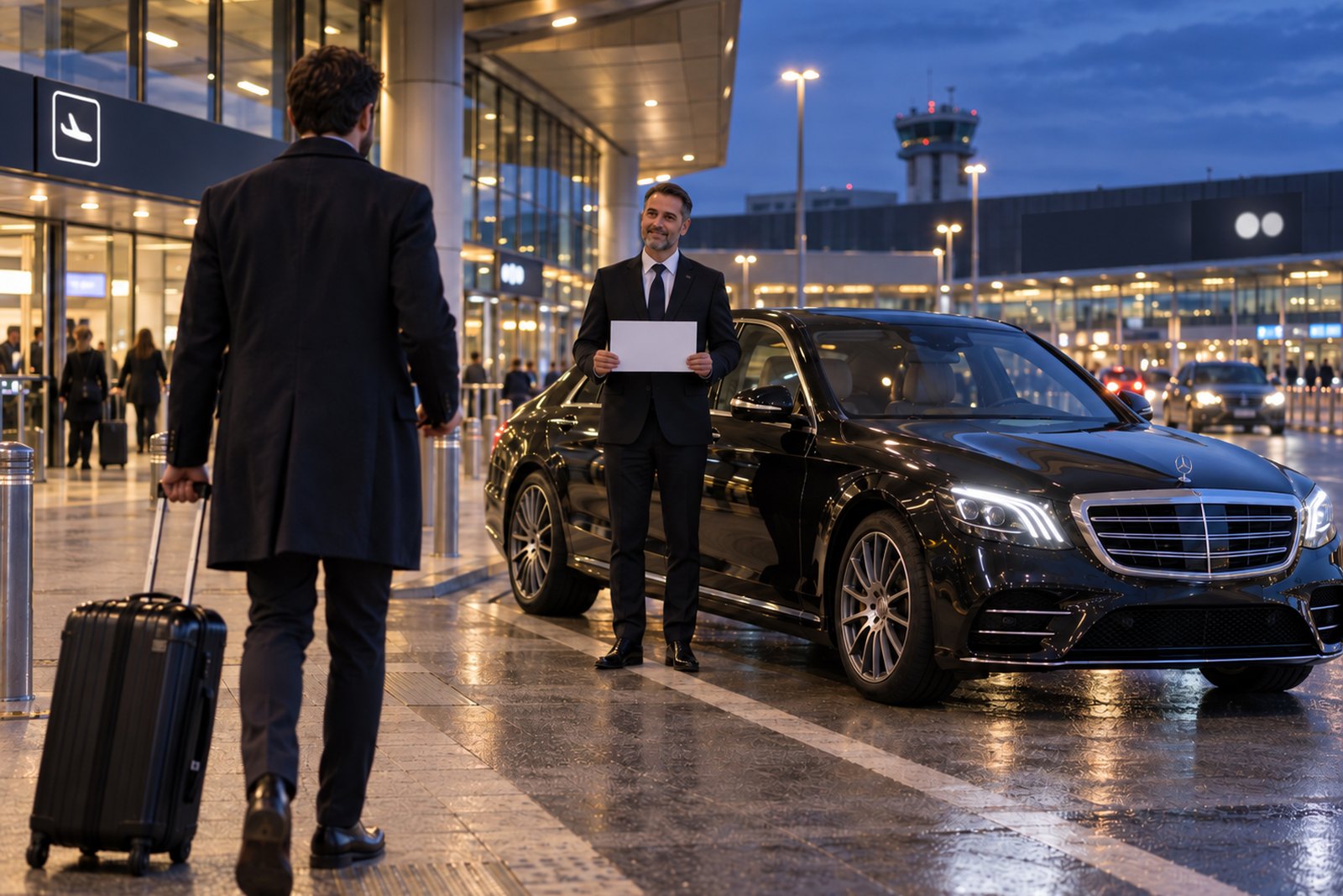 الرحلة والوصول إلى صالة Malpensa