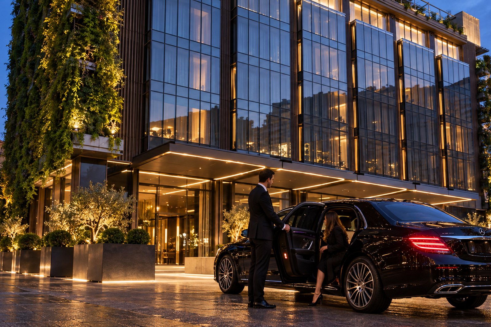 A recolha no hotel: da porta ao carro