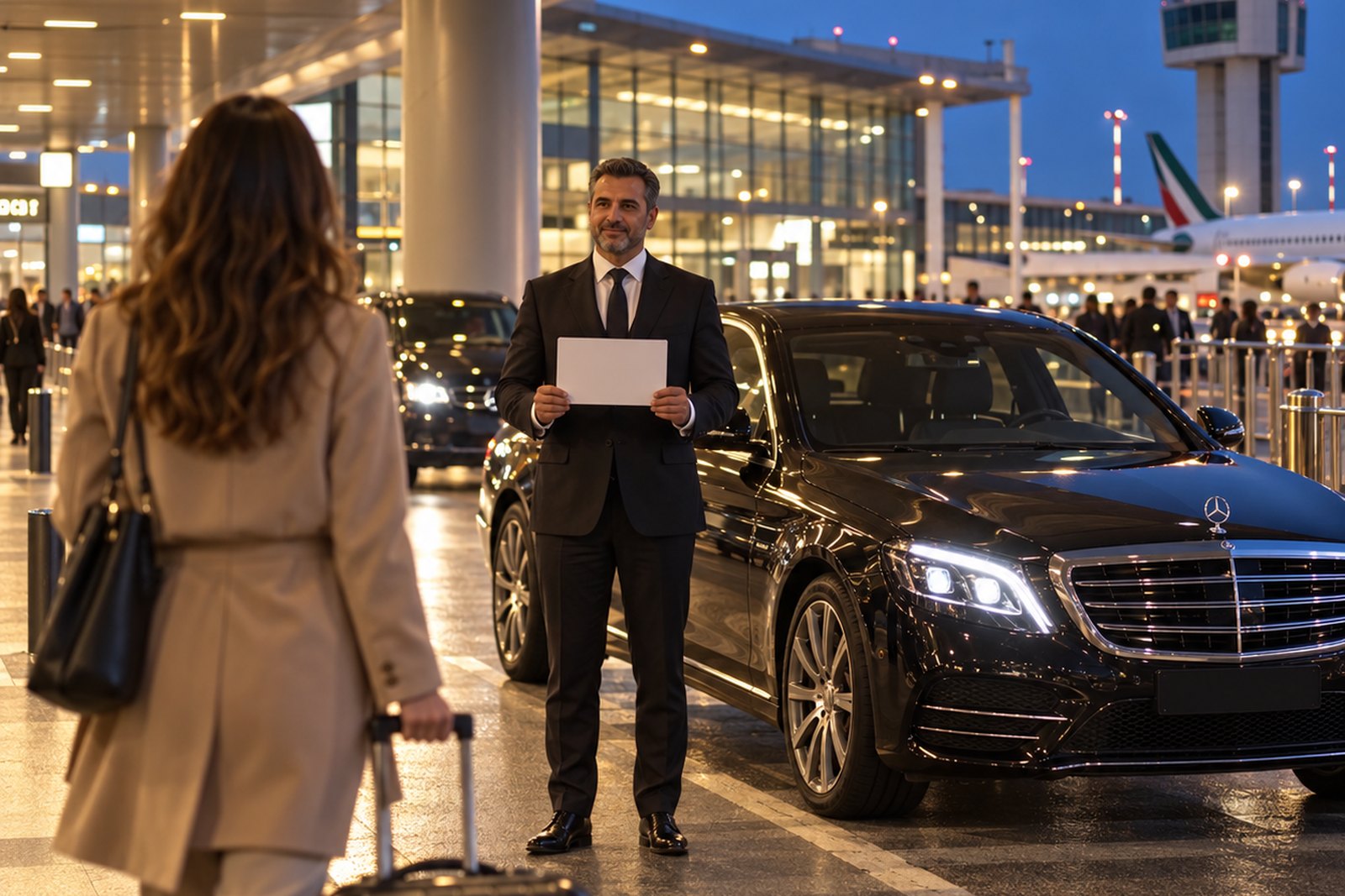 El trayecto y la llegada a la terminal de Malpensa