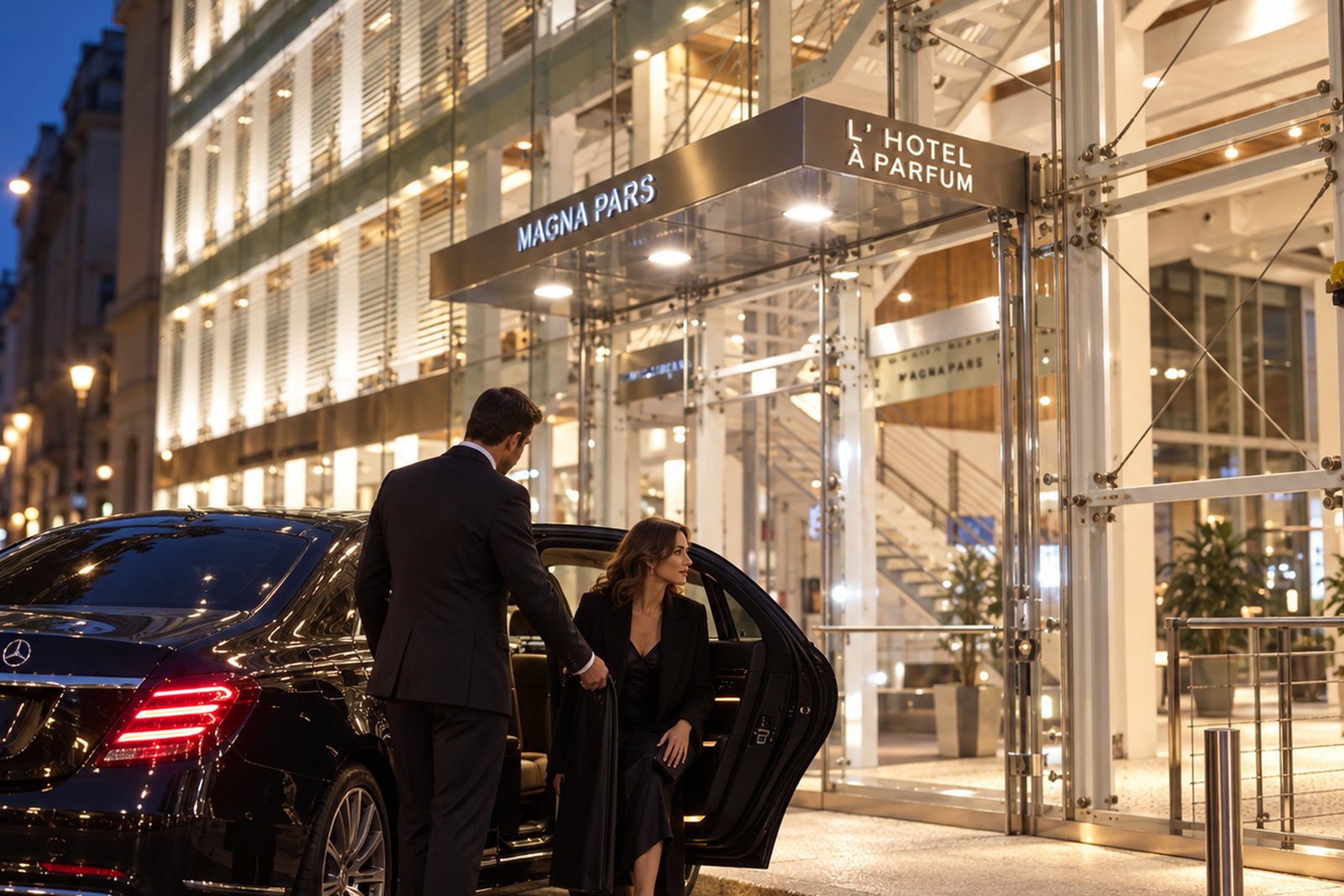 La prise en charge à l'hôtel : de la porte à la voiture
