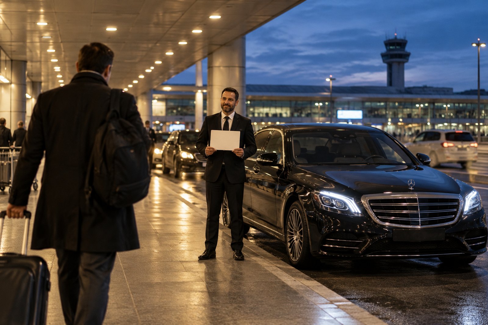 El trayecto y la llegada a la terminal de Malpensa