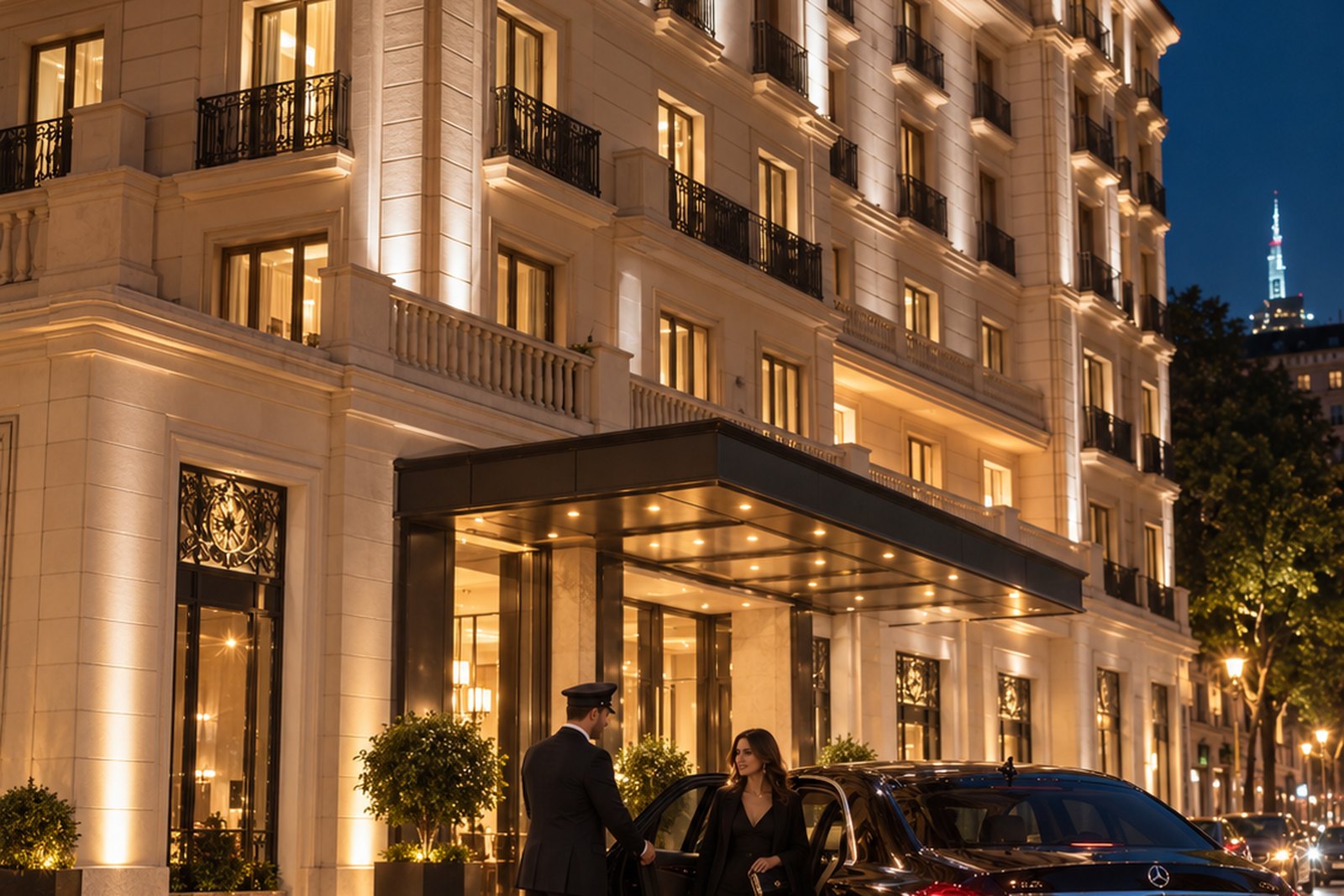 A recolha no hotel: da porta ao carro