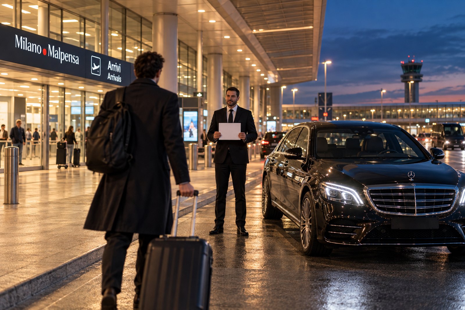 De rit tot aan de hoteldeur De rit tot aan de hoteldeur