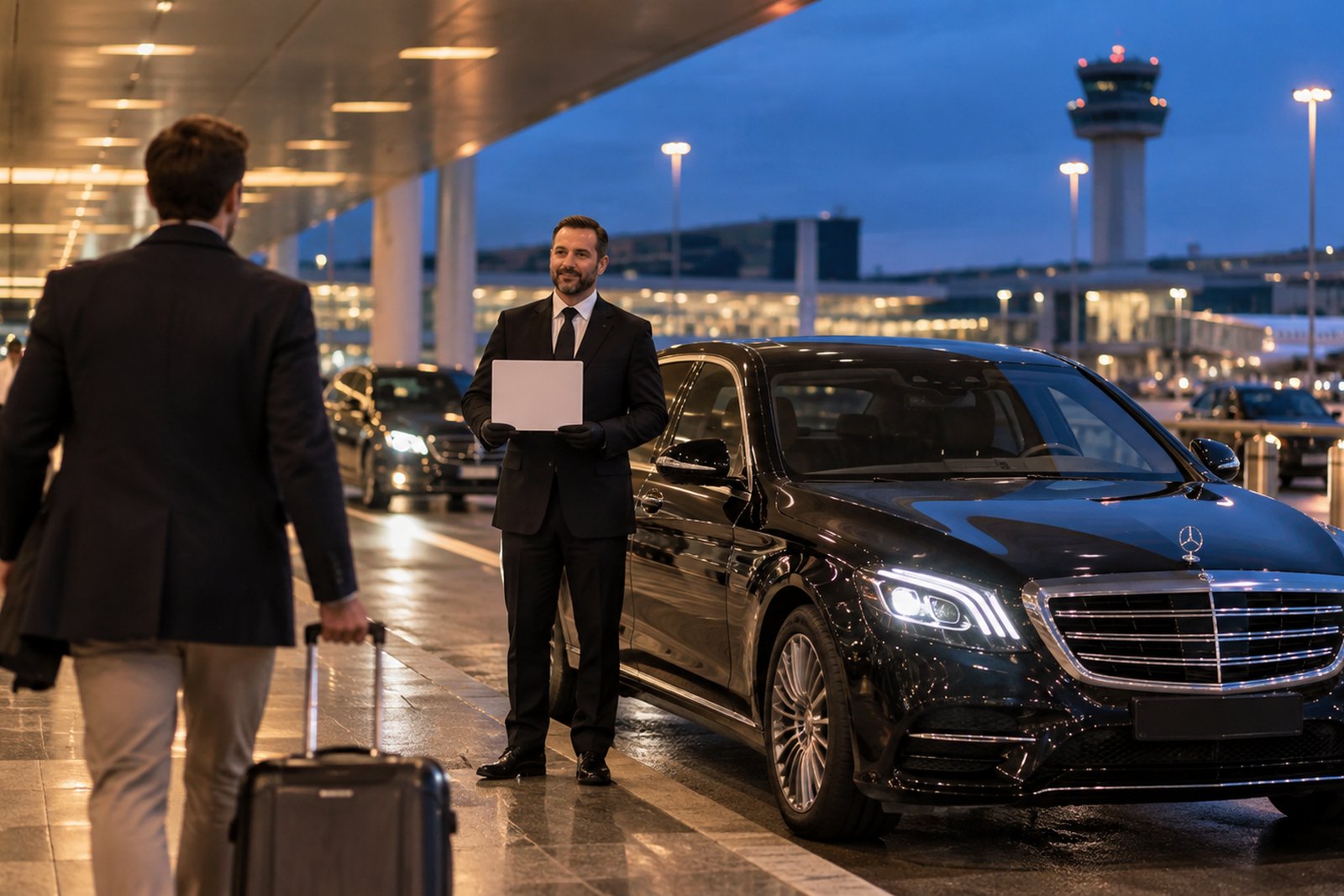 Die Fahrt und die Ankunft am Terminal des Malpensa