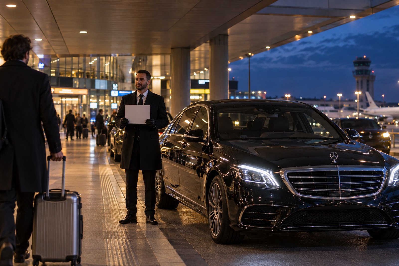 Le trajet et l'arrivée au terminal de Malpensa