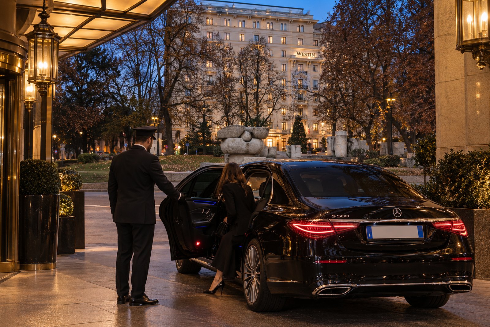 Odbiór pod hotelem: od drzwi do auta Odbiór pod hotelem: od drzwi do auta