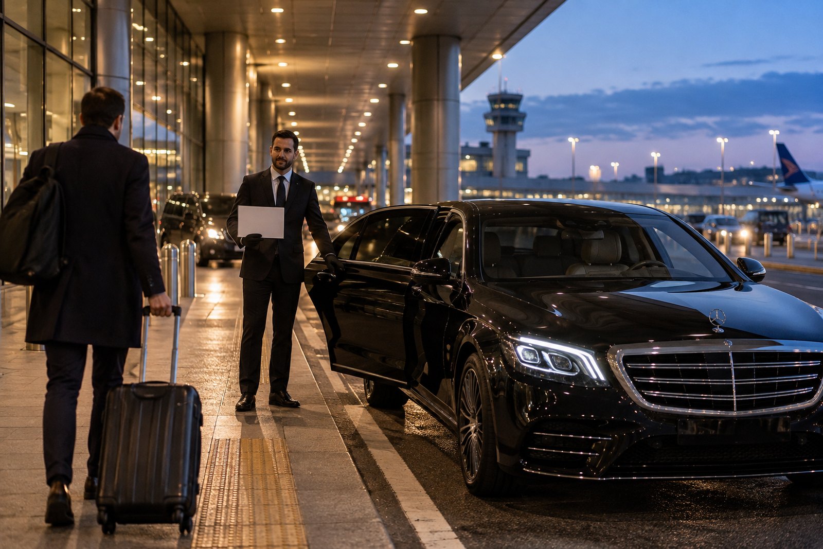 Il viaggio e l'arrivo al terminal di Linate Il viaggio e l'arrivo al terminal di Linate