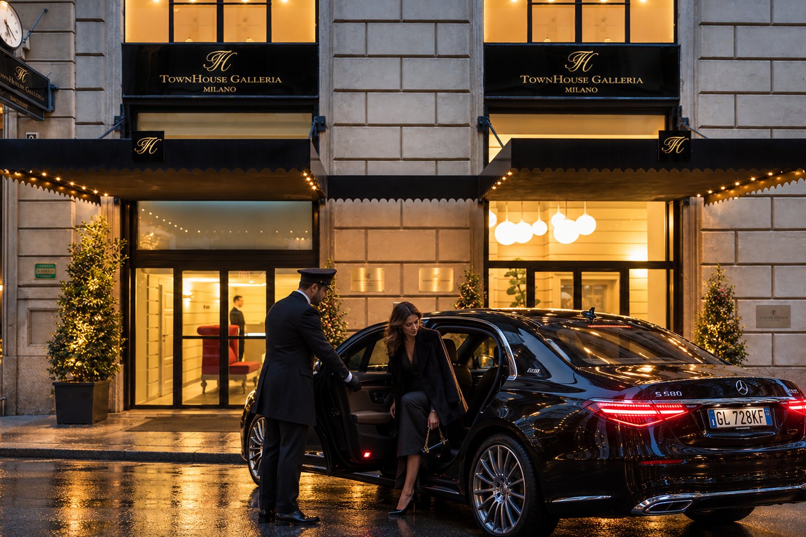 La recogida en el hotel: de la puerta al coche
